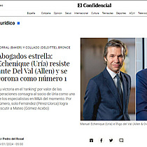 Abogados estrella: Echenique (Ura) resiste ante Del Val (Allen) y se corona como nmero 1